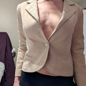 Women's Tan Blazer